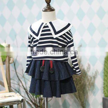 S64731A Top Fashion New Casual Pleated Baby Girls Skirts photo-2