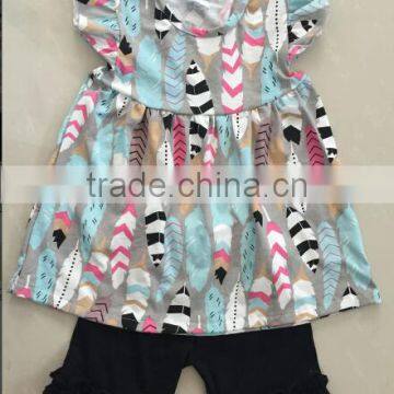 New Design Baby 2 Pcs Outfit Girls Clothing Set Kids Summer Boutique Children Clothes Set Long Sleeve Red Dress Top And Pant Set photo-4