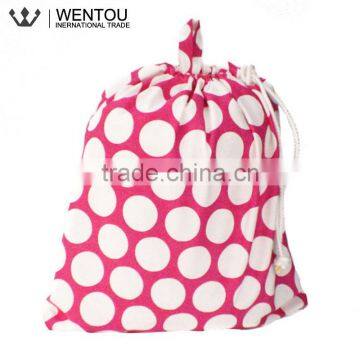 New Design Monogramed Polka Dot Laundry Bag With Drawstring photo-5