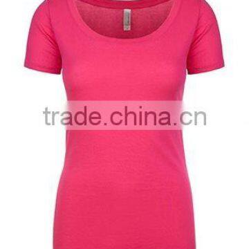 Next Level Apparel Ladies' The Scoop Tee - Made From Pre-shrunk 100% Combed Cotton Jersey and Comes With Your Logo. photo-5