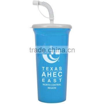 USA Made 32 oz Sport Sipper Cup - Features a Straw and Lid and Comes With Your Logo photo-3