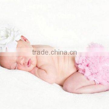 Cotton Bloomer Ruffles Baby Diaper Cover With Ribbon Bows For Kids Floral Victoria Popular Flower Ruffle Baby Bloomer photo-3