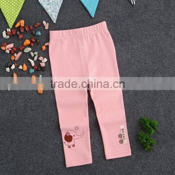 Kids Clothing Baby Printed Pattern High Waist Baby Girls Cotton Leggings photo-5