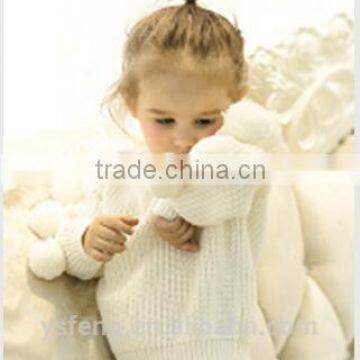 Latest New Style Children Wear Pom Pom Sweater photo-2