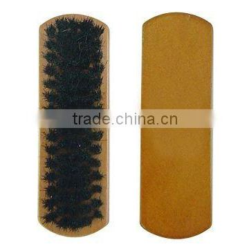 wooden handle PP fiber head shoe brush