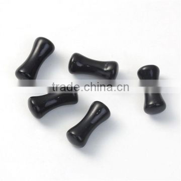 4mm Acrylic Ear Stretcher Expander Bobbin Black Beautiful Ear Plug Expander