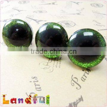 Green Plastic 3D Safety Eyes Handcrafted Eyes Plush Stuffed Animal Eyes photo-6