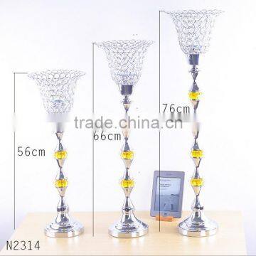 Hot Sale Wedding Favor Antique Crystal Candle Holder for Table Centerpiece Wholesale Like photo-3