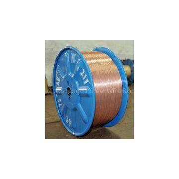 0.36g/kg Bronze Coated 1.7% Sn 98.3% Cu Steel Wire Ropes for Aviation Smooth Coating 1.2mm