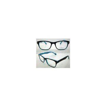 Blue Black Stylish Acetate Optical Frame For Women, Men 52-18-140mm