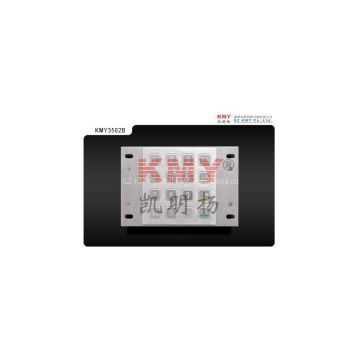 IP65 Rugged numeric metal keypad KMY3502B