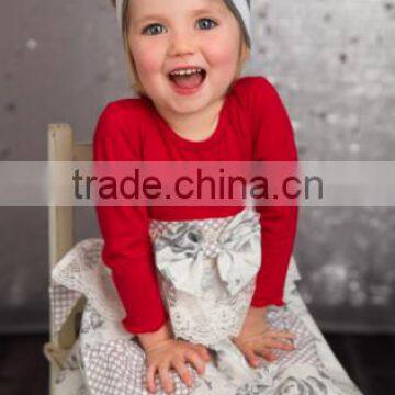 Mustard Pie New Design Boutique Kids Romper Fall Winter Toddler Baby Girl Romper photo-3