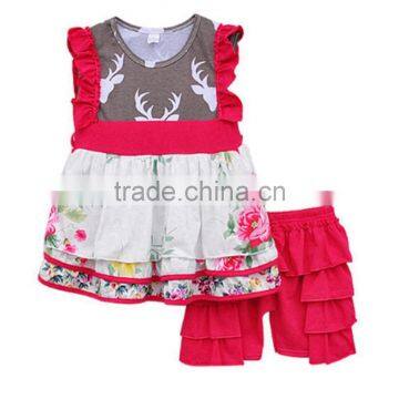 Mustard Pie Remake Floral Cotton Baby Girl Romper photo-3