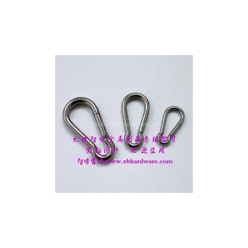 Large Stainless Steel Eye Carabiner Spring Snap Hooks photo-3