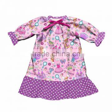 New Cotton Infant Long-sleeved Party Dress Tulle Fancy Dress Baby Girl Winter Dresses