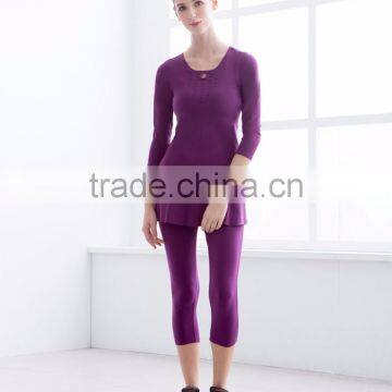 Supplex Fitness Capri Pants With Ruffle Skirt photo-4