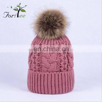 Custom hot sale fashion cute funny warm woman winter party fleece t knitting beanie hat