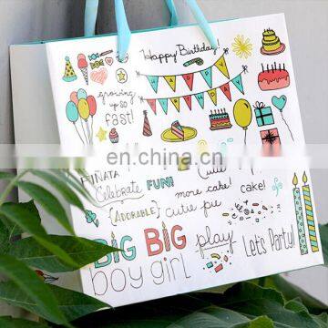 Hot Sale Cute Cartoon Baby Birthday Gift Bag Creative Handbag Custom Gift Bag