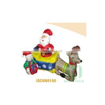 2017 Christmas inflatable decoration , inflatable christmas santa decoration,inflatable christmas deer