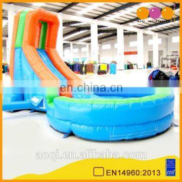 AOQI products child inflatable water slide pool with free EN14960 certificate