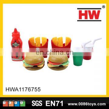 New product kitchen play toy plastic hamburger toys