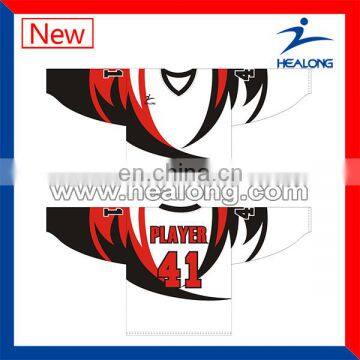 Professional youth ice hockey uniforms