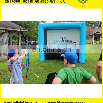 party kids game inflatable archery target sport game for rentail business