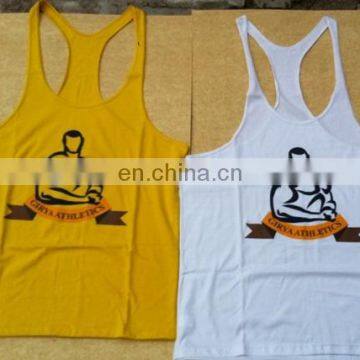 100% Cotton Gym singlets for men