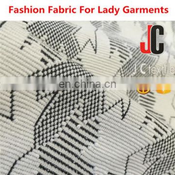 fabric recycled polyester lycra 100% polyester spandex plain dyed jacquard stretch knit fabric