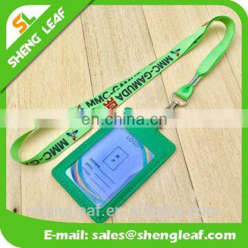 Fashion polyester lanyard with ID badge holder no minimum order