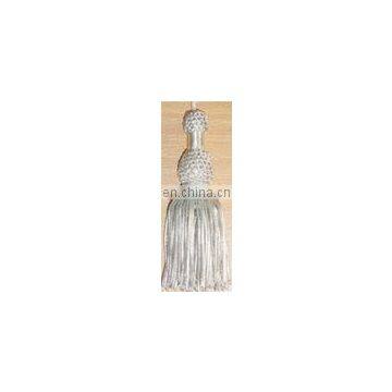 silver metallic tassels passementerie | Fashion wholesale metallic tassels in gold and silver