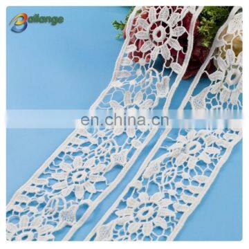 Colorful lace fabric for cloth Guangzhou fashion cotton cord lace fabric