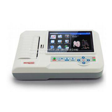 Meditech EKG 6012 Digital 6 Canales 12 Deriva Electrocardió Grafo ECG EKG