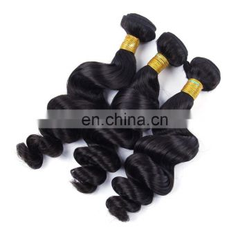 Double weft super quality import 100% loose human hair bulk extension