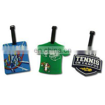PVC Luggage Tag with print logo Travel Suitcase Baggage Tags