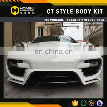 auto part CT design style carbon fiber / fiber glass front bumper body kit for porsch-e panamer-a 970 2010-2013