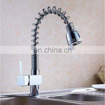 Unique Design Deck Mounted Single Handle Pull Out Kitchen Faucet photo-5