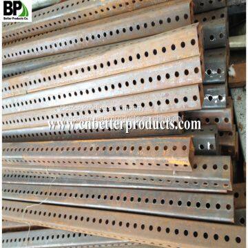 Perforated Square Tubing Street Sign Posts