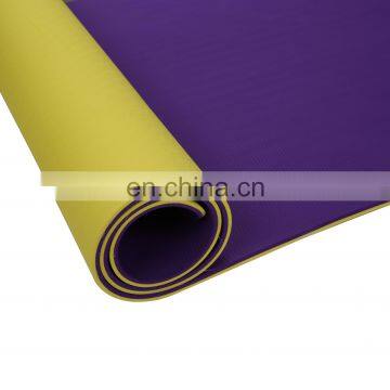 High Quality Double Layers Customized Logo Dropshipping Eco-friendly TPE Yoga Mat