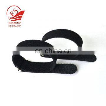High Quality Double Side Velour Tape Mental Buckle Hook Loop Packing Strap photo-4