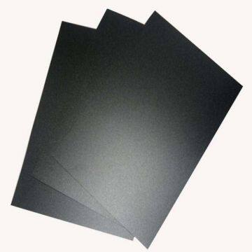 Black transparent velvet polished surface printing ID Halogen-free flame retardant PC film