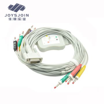 Philips 10 lead ,ekg cable with leadwires 4.0mm/3.0mm pin