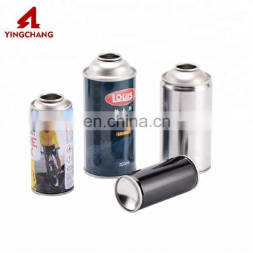 Empty mini refillable aerosol spray paint bottle