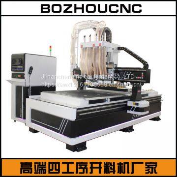Composite Plate CNC Cutting Machine Automatic Tool Change 12 Knife Bank Woodworking Engraving Machine Factory Holing Cutting Woodworking Engraving Machine Supplier photo-2