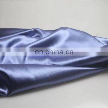 in stock high quality plain dyed polyester woven 75D*300D matt satin fabric