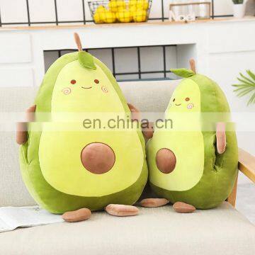 2020 Hot Sale Avocado Throw Pillow Soft Baby Plush Stuffed Toy With Customized Design