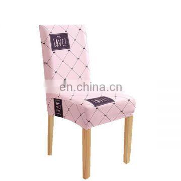 100% Polyester Super Stretch Printed Colorful Chair Cover photo-4
