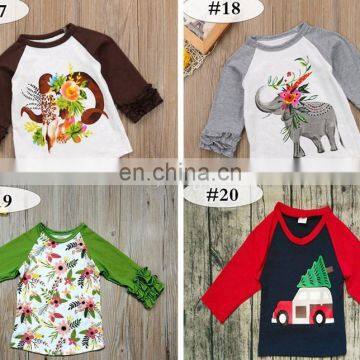 Christmas Causal Kids T-Shirt Toddler Baby Boy Girls Cotton Long Sleeve Car Print T-shirt Tops Blouse Christmas Age 1-7Years photo-3