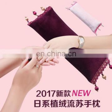 New Retro Tassel Nail Art Cushion Pillow Hand Holder Nail Arm Rest Manicure Tool