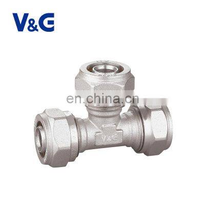 High Quality Popular Safe Forged Brass hydraulic hose fitting/hydraulic 4-way pvc fitting